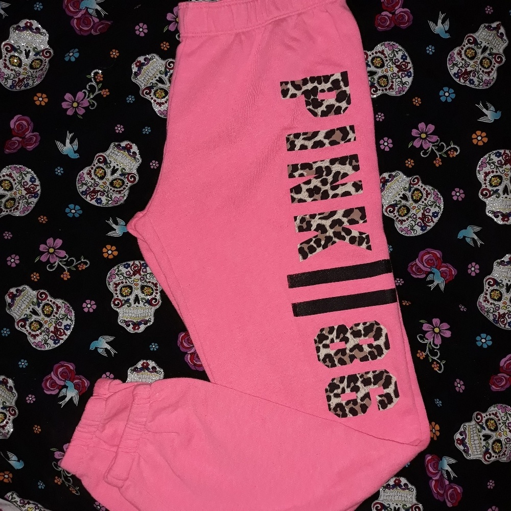 *SOLD*victoria secret pink Full Lenght Sweats